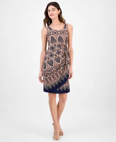 Robbie Bee Women's Sleeveless Sheath Dress In Black