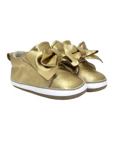Robeez Aria Leather First Kick In Gold