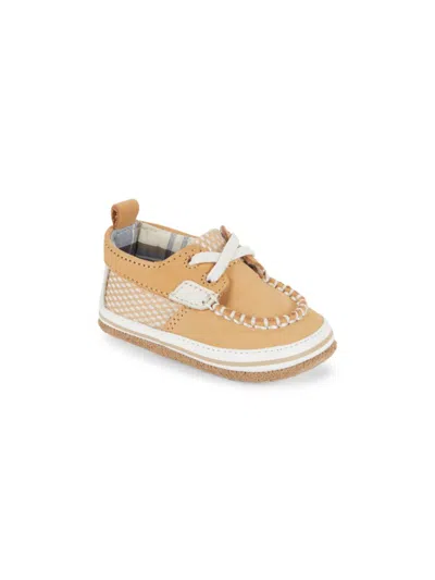 Robeez Baby's Fk Skipper Leather Loafers In Beige