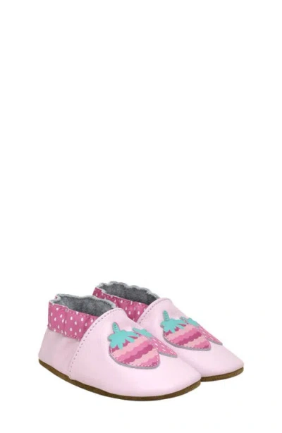 Robeez Kids' ® Berry Sweet Crib Shoe In Pink