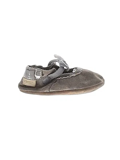 Pre-owned Robeez Babies' Booties In Gray