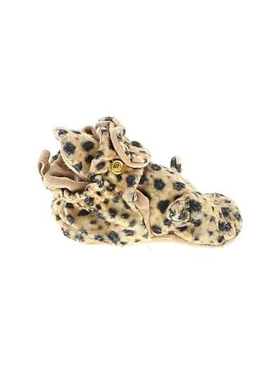 Pre-owned Robeez Kids' Booties In Tan
