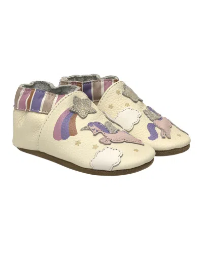 Robeez Kids' Born To Shine Leather Soft Sole In Multi