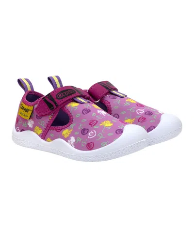 Robeez Kids' Crayola Flower Doodles Water Shoe In Multi