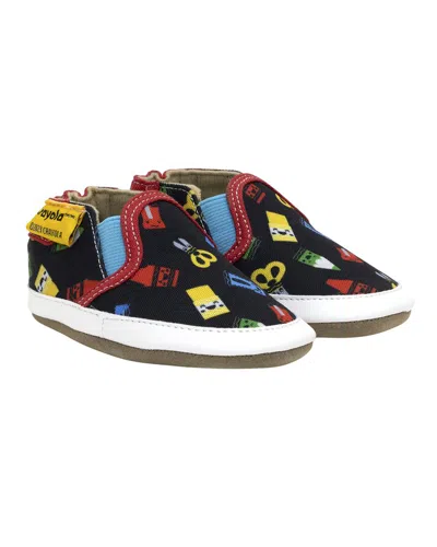 Robeez Crayola Never Run With Scissors Soft Sole In Multi