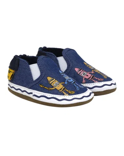 Robeez Kids' Crayola Pals Soft Sole In Blue
