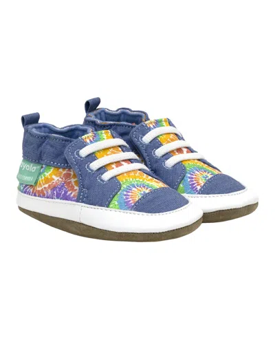 Robeez Kids' Crayola Rainbow Tie Dye Soft Sole In Multi