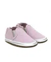 Robeez Girls' Leah Basic Soft Soles Shoe - Baby In Light/pastel Pink