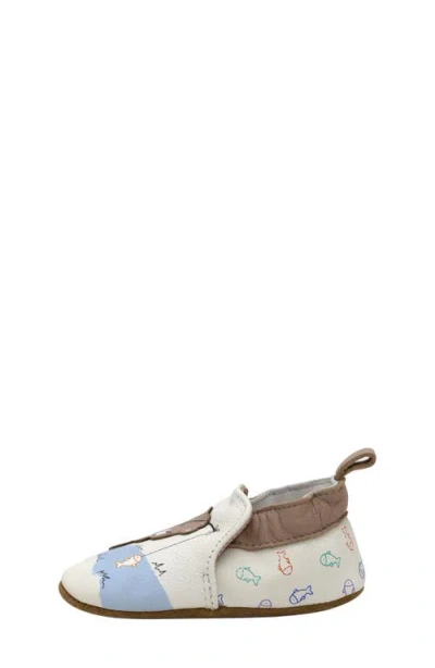 Robeez ® Great Catch Crib Shoe In Ivory