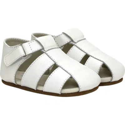 Robeez ® Kids' First Kicks Lacey Fisherman Sandal In White