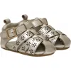 Robeez ® Kids' Fleur Fisherman Sandal In Gold