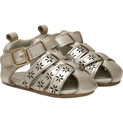 Robeez ® Kids' Fleur Fisherman Sandal In Gold