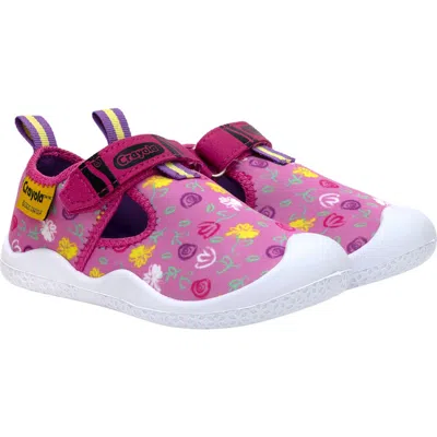 Robeez ® Kids' Flower Doodles Sandal In Red