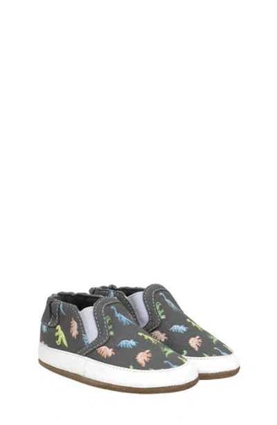 Robeez ® Kids' Glowing Dinos Crib Shoe In Multi