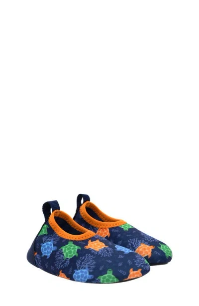 Robeez ® Kids' Sea Turtles Aqua Shoe In Navy
