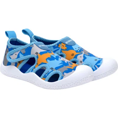 Robeez ® Kids' Shark Time Sandal In Medium Blue