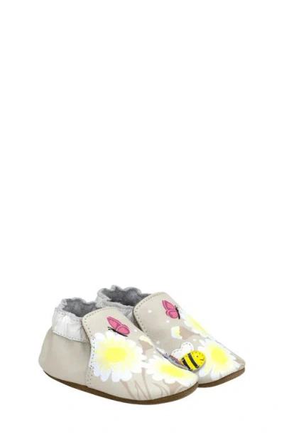 Robeez ® Love Bugs Crib Shoe In Neutral