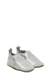 Robeez Shimmer Crib Shoe In Silver