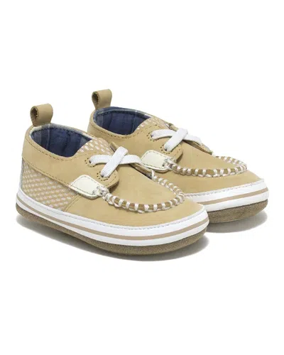 Robeez Skipper Leather & Mesh First Kick In Nude