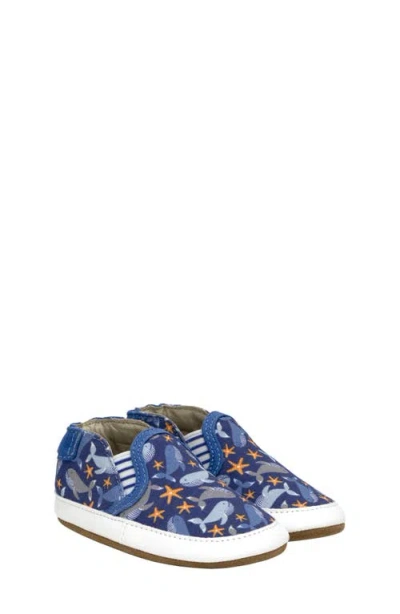 Robeez ® Whale Tale Crib Shoe In Blue