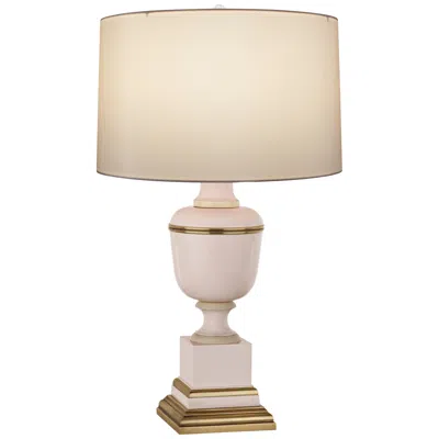 Robert Abbey 24" High Annika Cream Blush And Brass Table Lamp