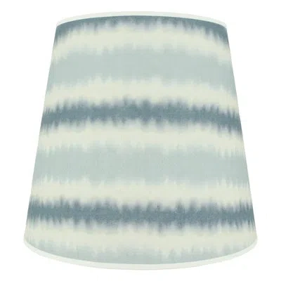 Robert Abbey Abbey Rose 16.5'' H Fabric Drum Lamp Shade In Hayes,lagoon