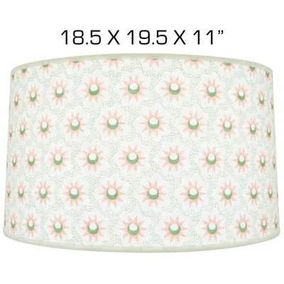 Robert Abbey Abbey Rose 18.5" X 19.5" 11" Lucie/pink & Green Shade