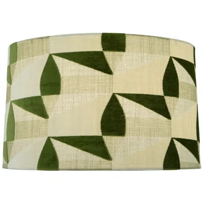 Robert Abbey Abbey Rose 19x11.5 Jade With Rolled Edge Trim Lamp Shade