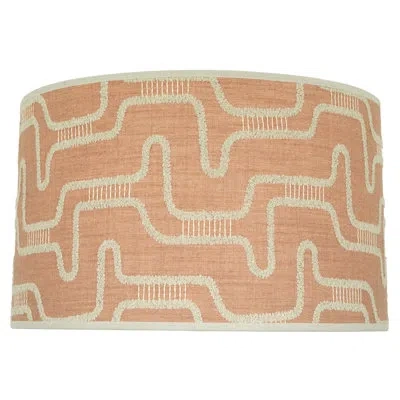 Robert Abbey Abbey Rose - Shade Only - Argento - Shell With Saki Mist Trim In Shell,saki Mist