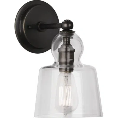Robert Abbey Albert 1-light Armed Sconce In Deep Patina Bronze