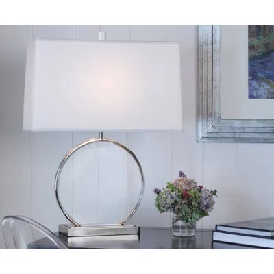 Robert Abbey Alice 27.5" Table Lamp In Polished Nickel