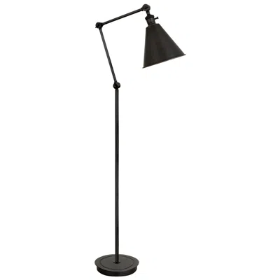 Robert Abbey Alloy 10.5" High Deep Patina Bronze Floor Lamp