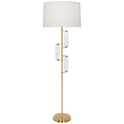 Robert Abbey Alston 61 1/2" High Modern Brass Floor Lamp