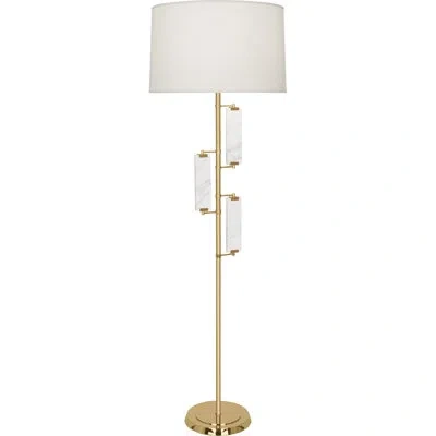 Robert Abbey Alston 61.38'' Novelty Floor Lamp In Modern Brass