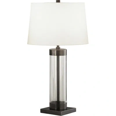 Robert Abbey Andre 28.8" Table Lamp In Clear With Deep Patina Bronze Accents