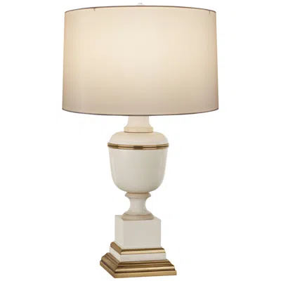 Robert Abbey Annika 24" High Cream Ivory And Brass Table Lamp