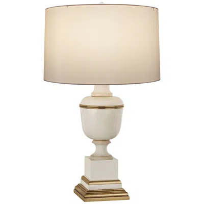 Robert Abbey Annika 24" Traditional Ivory And Cloud Cream Lamp