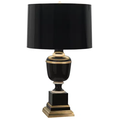 Robert Abbey Annika 29 1/2" Brass And Black Traditional Table Lamp