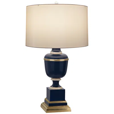Robert Abbey Annika 29 1/2" Cobalt Cloud Cream Shade Table Lamp