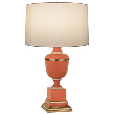 Robert Abbey Annika 29 1/2" Cream And Tangerine Orange Table Lamp