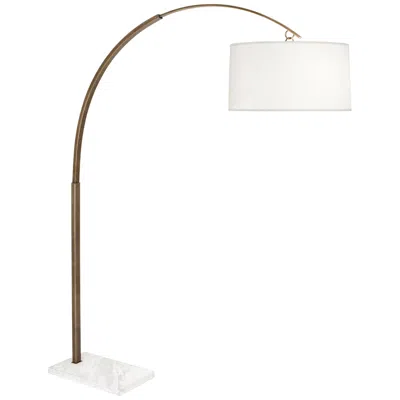 Robert Abbey Archer 66 1/2" High Warm Brass Modern Arc Floor Lamp