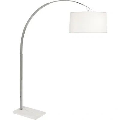 Robert Abbey Archer 66.5" Arched/arc Floor Lamp In Polished Nickel