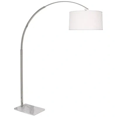 Robert Abbey Archer 80.5" Arched Floor Lamp In Polished Nickel