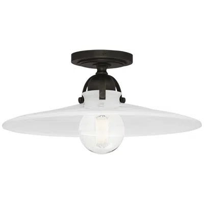 Robert Abbey Arial 16" Wide Deep Patina Bronze Ceiling Light