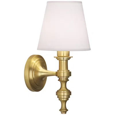 Robert Abbey Arthur 15" High Modern Brass Wall Sconce