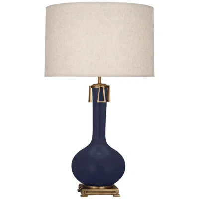 Robert Abbey Athena 31 1/2" High Matte Midnight Blue Table Lamp