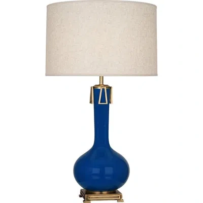 Robert Abbey Athena Table Lamp In Cobalt