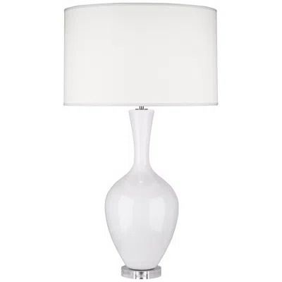 Robert Abbey Audrey 33 1/2" Lily White Ceramic Buffet Table Lamp