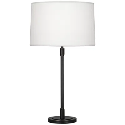 Robert Abbey Bandit 28 3/4" High Deep Patina Bronze Stick Table Lamp