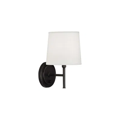 Robert Abbey Bandit Deep Patina Bronze Plug-in Wall Sconce